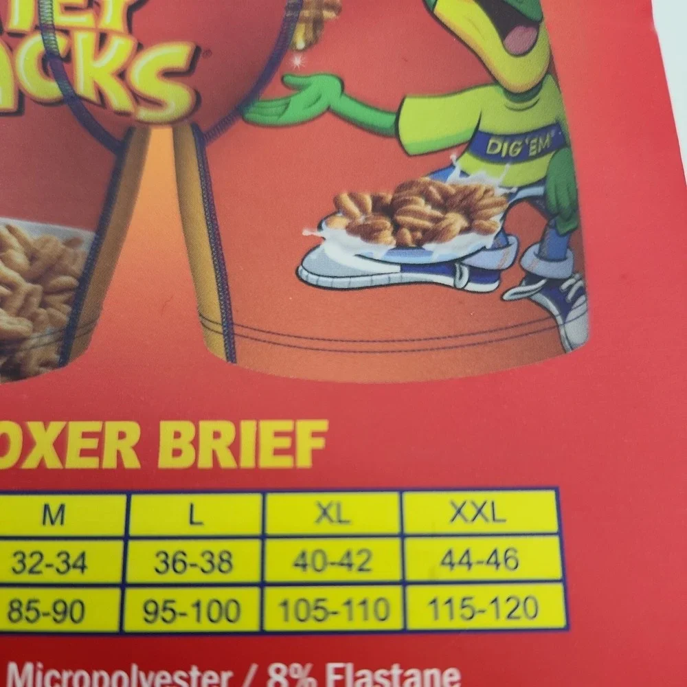Swag Boxers Kellogg's HONEY SMACKS Cereal Themed Men's Boxer Briefs XL